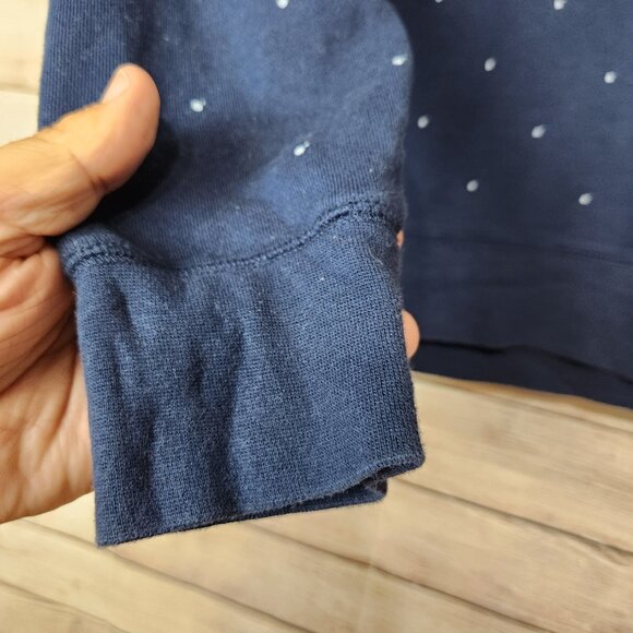 The Hundreds Crewneck Sweatshirt Men's Small Blue White Dot Streetwear Pullover - Picture 4 of 12